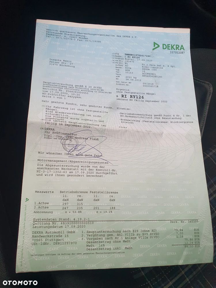 Skoda Octavia 2.0 TDI DPF DSG Elegance - 22