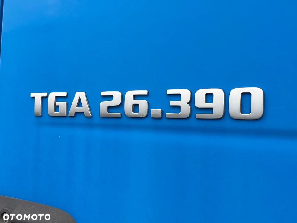 MAN TGA 26.390 / 6X2/ HDS HIAB 185K- 11,2m- ważny UDT / ROTATOR HYDR / OS SKRĘTNA /  SKRZYNIA 6,3m - 10