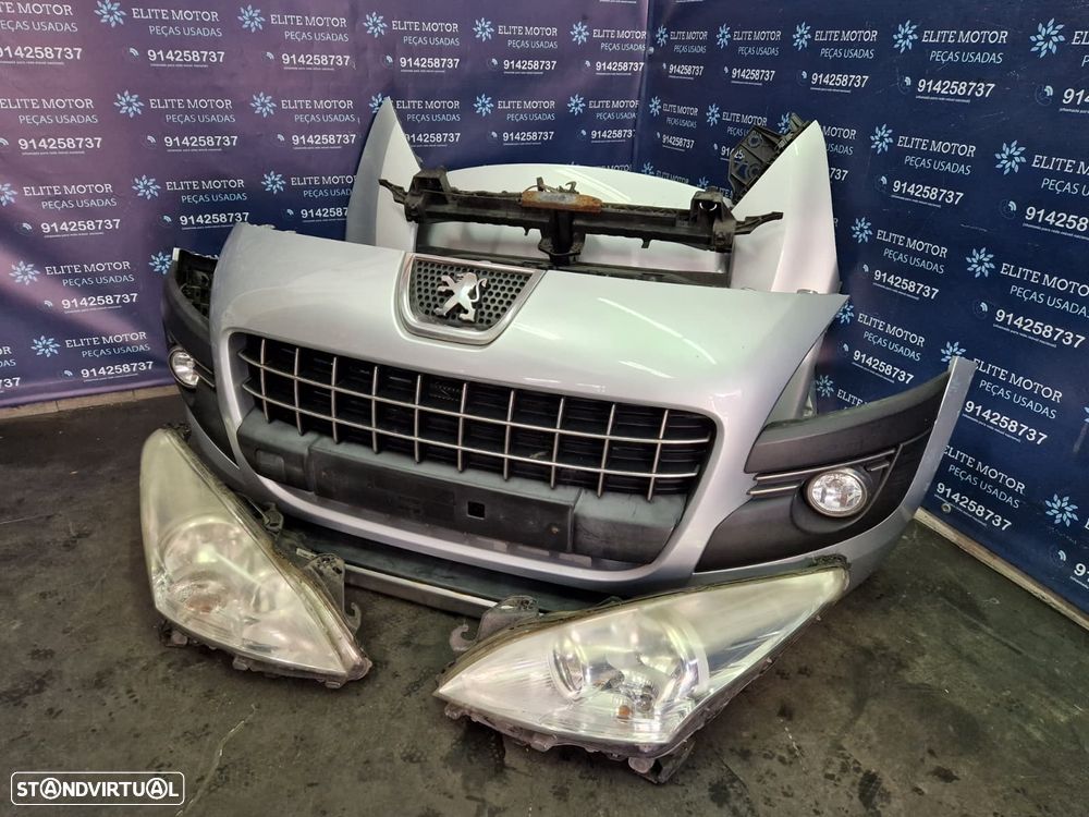 Frente completa usada PEUGEOT 3008 1.6 HDI capot parachoques oticas guardalamas radiador - 1