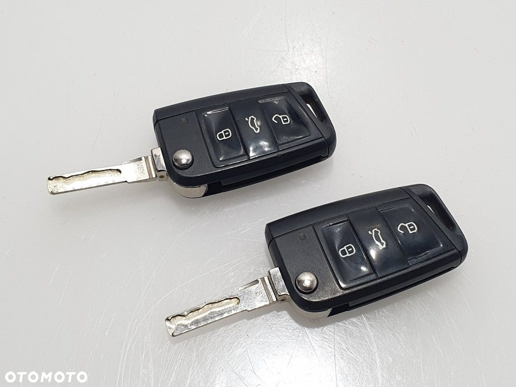 STACYJKA PILOT 2X KLUCZYK T-ROC CADDY PASSAT B8 GOLF TOURAN 5G0959752 - 3