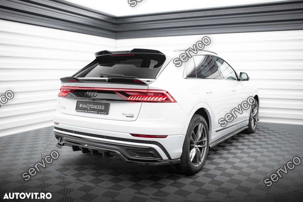 Eleron spoiler cap Audi SQ8 Q8 S-Line Mk1 2018-2023 v9 - Maxton Design - 3