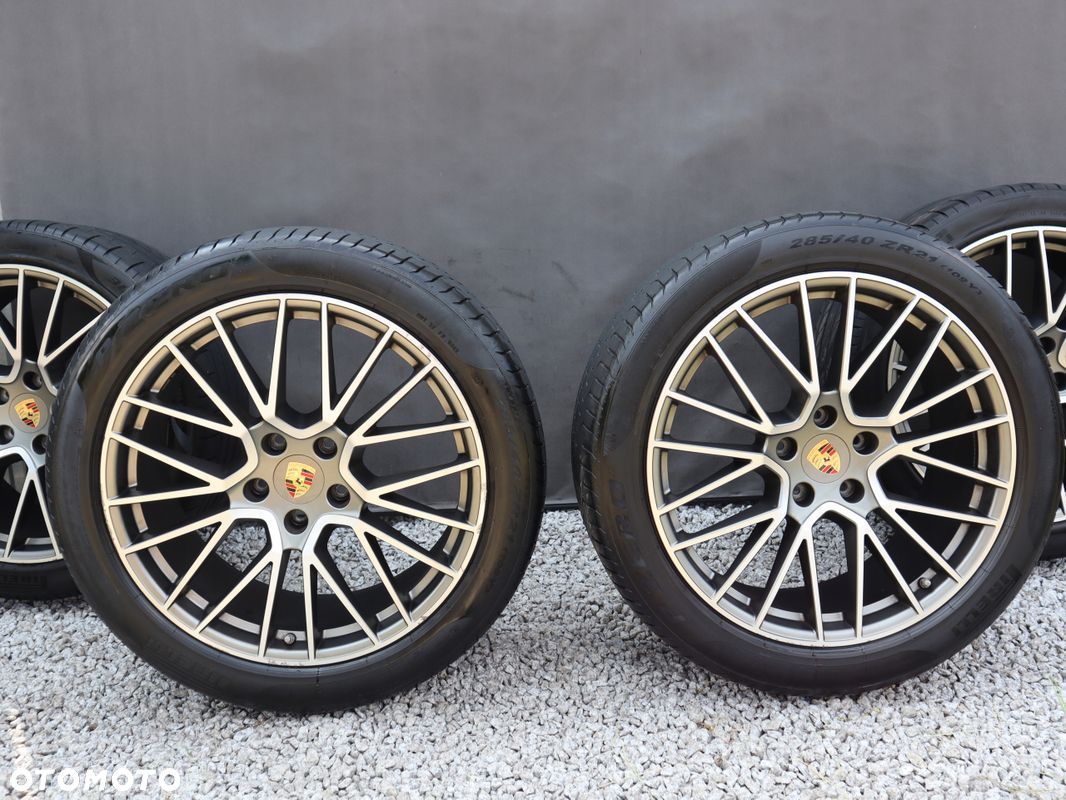 Koła Felgi Oryginalne Porsche Cayenne 21" 9Y0 RS Spyder Czujniki TPMS - 1