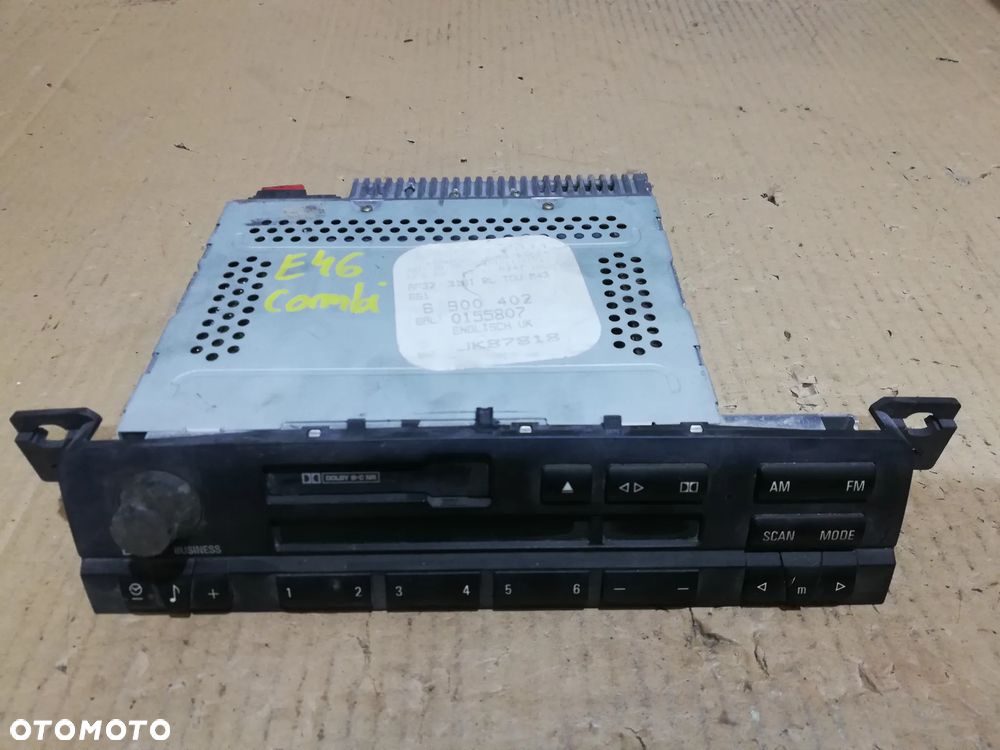 RADIO RADIOODTWARZACZ KASETOWY BMW E46 6900402 - 1