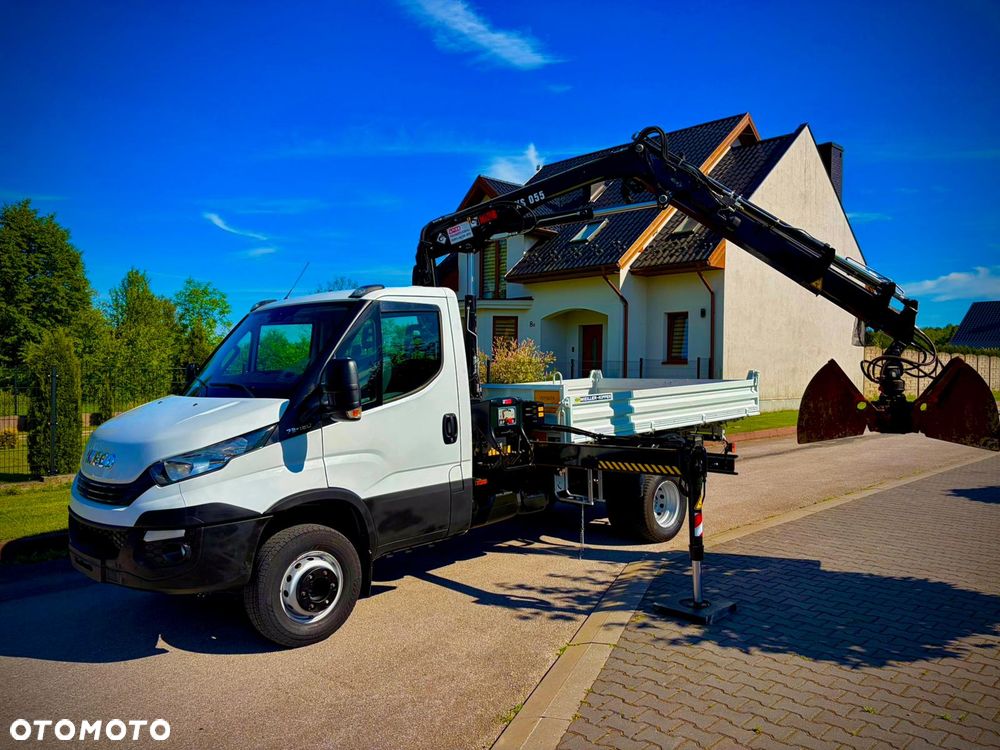 Iveco Daily 72-180 HDS Hiab 055, Kipper Meiller