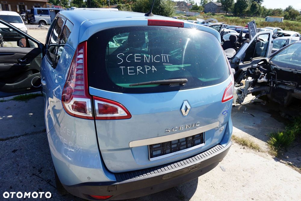 KLAPA BAGAŻNIKA TYLNA SCENIC III PH1 TERPA  NIEBIESKI RENAULT 2009-2013 - 2