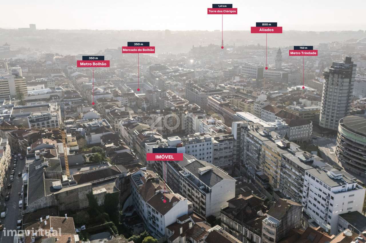 Apartamento T1 | Rua de Santa Catarina | Licença AL | Elevador - Grande imagem: 5/29