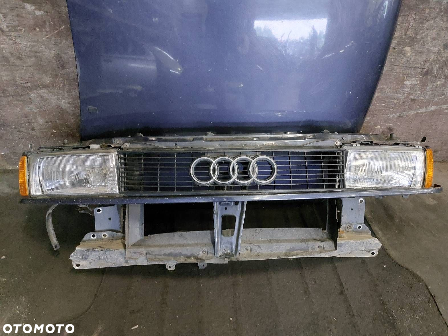 KOMPLETNY PRZÓD AUDI 80 B3 LY5Z MASKA ZDERZAK PRZÓD BŁOTNIKI LAMPY - 10