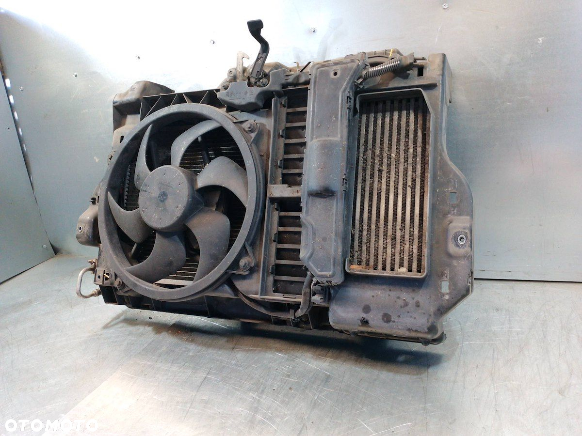 PAS PRZÓD, CHŁODNICE, WENTYLATOR PEUGEOT 407 9655530780 2.0 HDI - 6