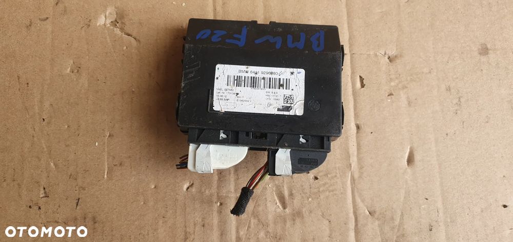 Moduł sterownik klimatyzacji BMW I F20 9296780 - 1