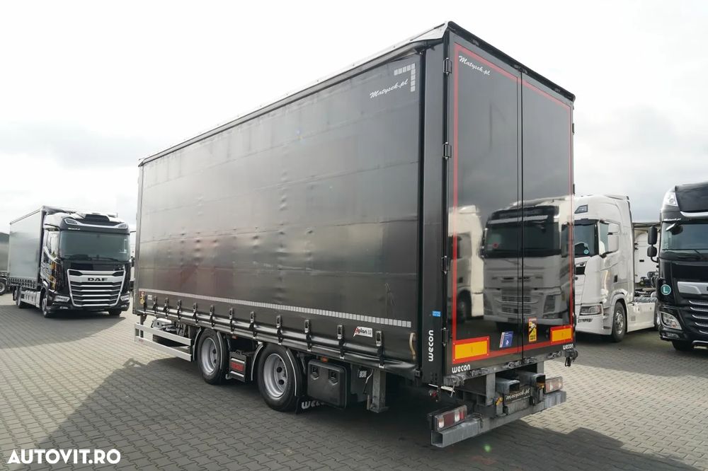 Wecon REMORCA - 7,7 M / TANDEM / DRIVE-THROUGH / AXĂ RIDICATĂ / SAF / 2023 - 3