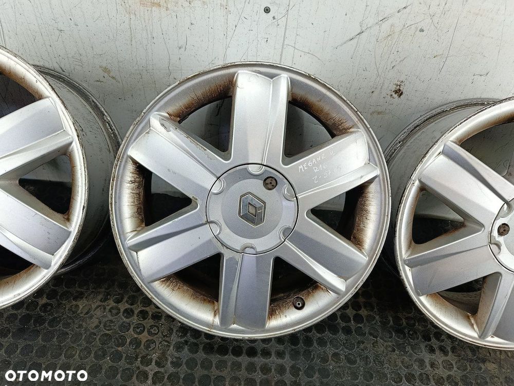FELGI ALUMINIOWE KOMPLET 16 RENAULT MEGANE II 6,5JX16H4ET49 - 5