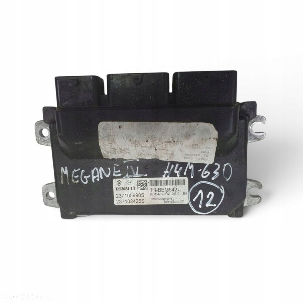 Renault Megane IV 1.6 STEROWNIK SILNIKA komputer 237105990S - 9