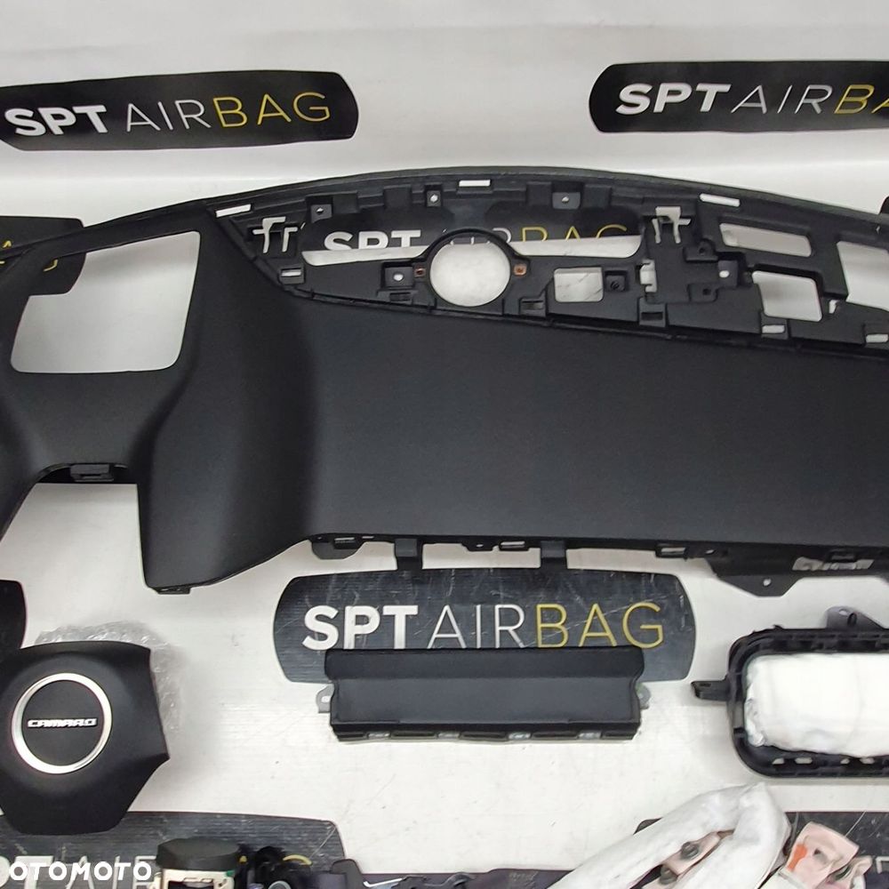 CHEVROLET CAMARO DESKA ROZDZIELCZA KONSOLA KOKPIT PULPIT PODUSZKI AIRBAG AIR BAG PASY KURTYNY KIT SET - 3
