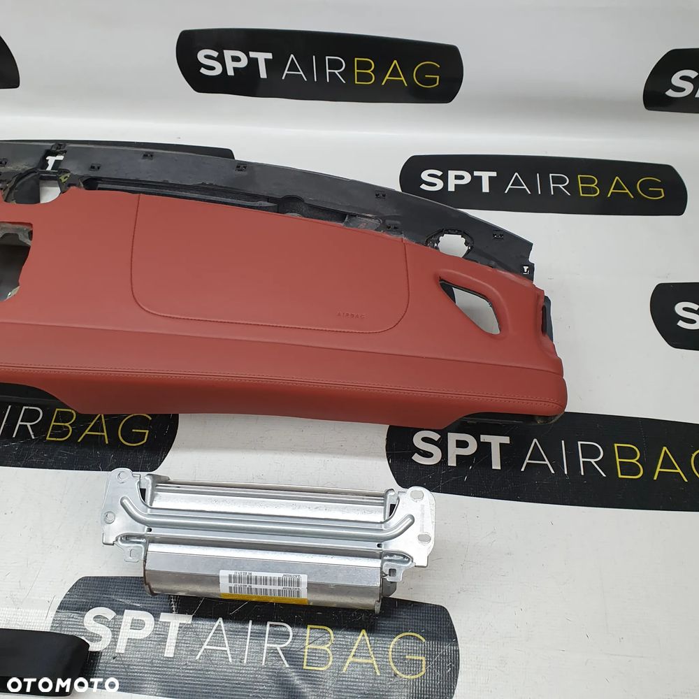 PORSCHE 997 DESKA ROZDZIELCZA KONSOLA KOKPIT PULPIT PODUSZKI AIRBAG AIR BAG PASY KIT SET - 4