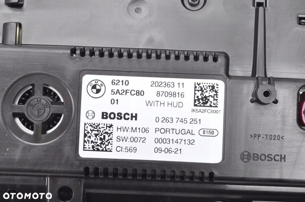 BMW G29 2.0 LICZNIK ZEGARY 20236311 UK 21R - 4