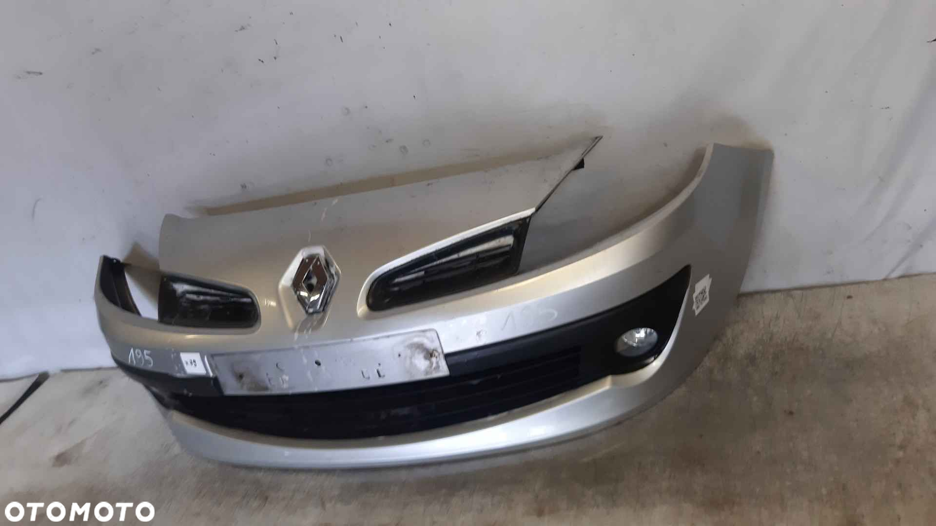 ) ZDERZAK PRZÓD PRZEDNI RENAULT CLIO 3 III 195 TED69 SREBRNY HALOGENY - 6