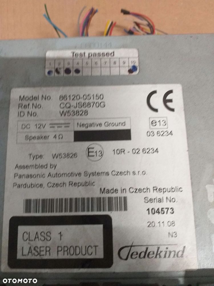 Toyota Avensis T27 LIFT Radio CD - 2