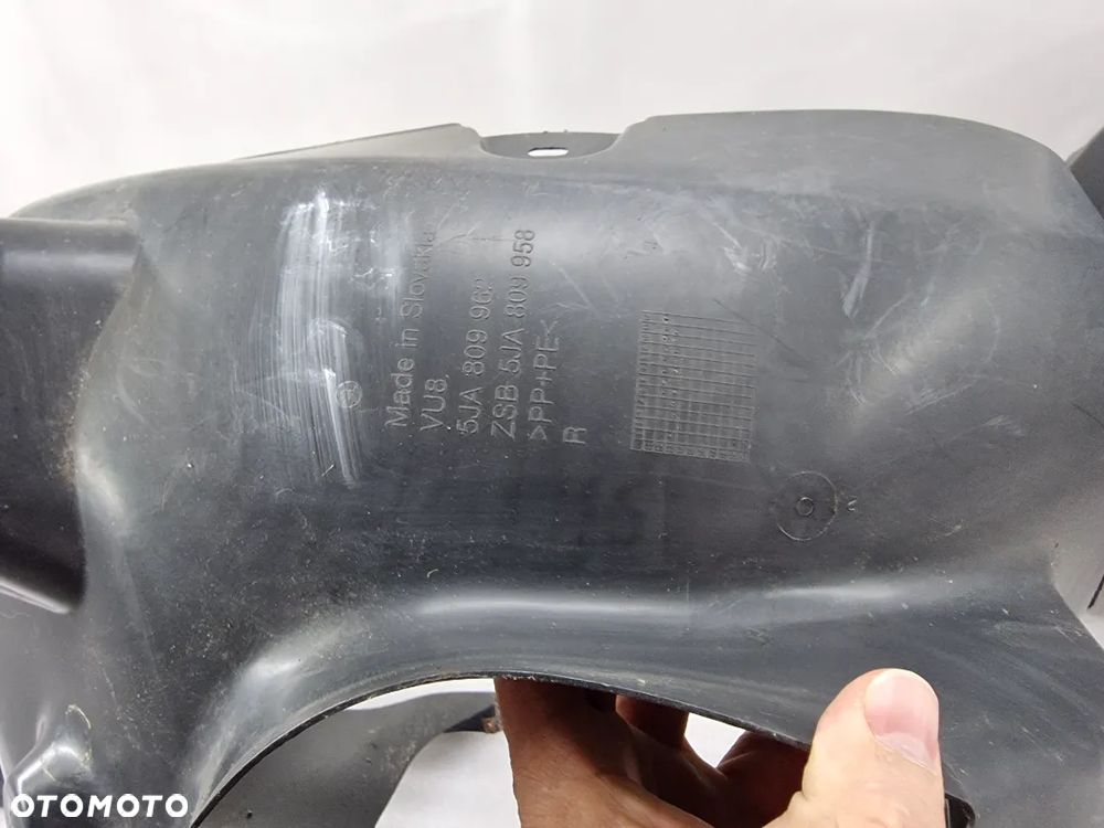 SKODA RAPID / SEAT TOLEDO IV 12- LEWE / PRAWE NADKOLE PRZEDNIE PRZÓD , NR 5JA809962 / 5JA809958 / 5JA809961 / 5JA809961A / 5JA809957 / 5JA809957A ,  NR AUKCJI N182 - 7