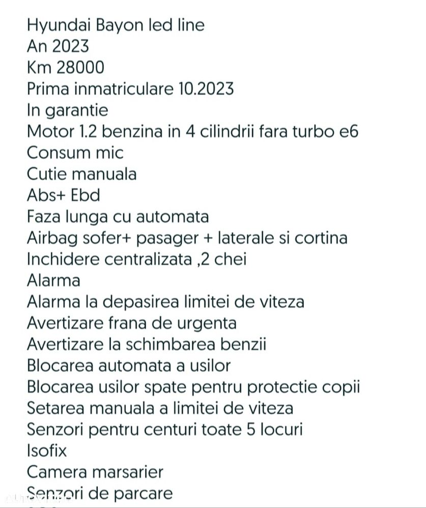 Hyundai Bayon 1.2 MPi 84 CP 5MT Led Line - 21