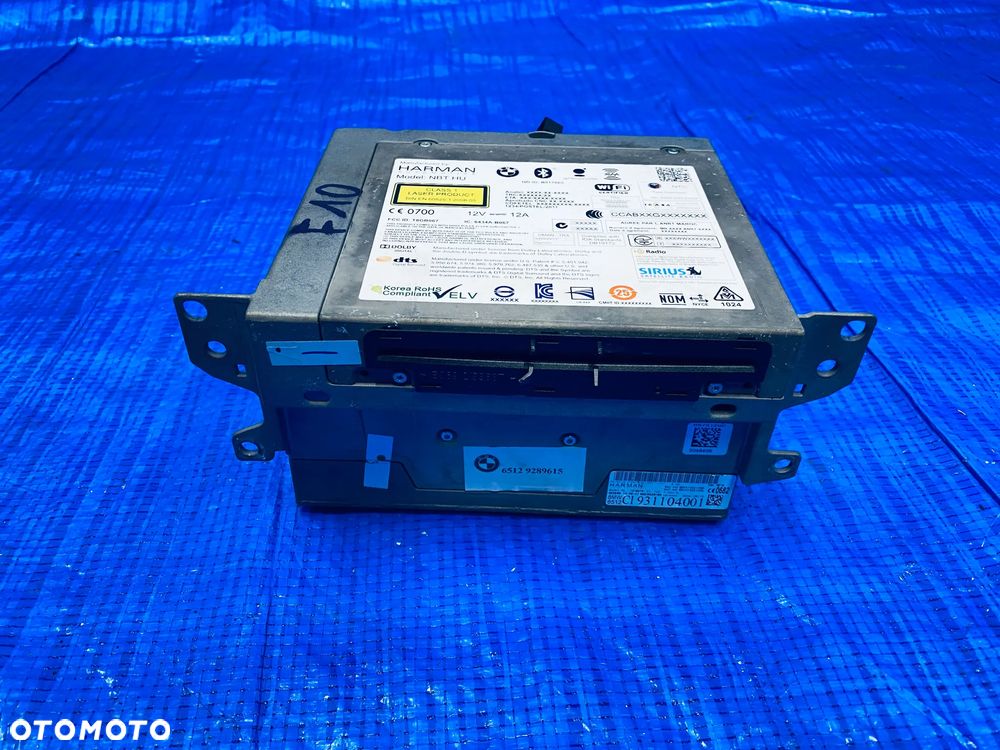 STEROWNIK CZYTNIK RADIA MODUŁ NAWIGACJI RADIO BMW F01 F02 F10 F11 F30 F31 ; 9289615 931104001 9311040 RADIOODTWARZACZ ORYGINAŁ - 1