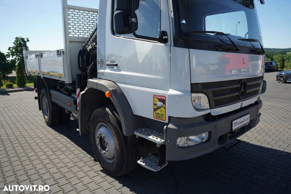 Mercedes-Benz ATEGO 16.24 / 4X4 / BASCULATOR + HDS HIAB 111 BS-2 / TELECOMANDĂ / ROTATOARE / MANUALĂ - 14