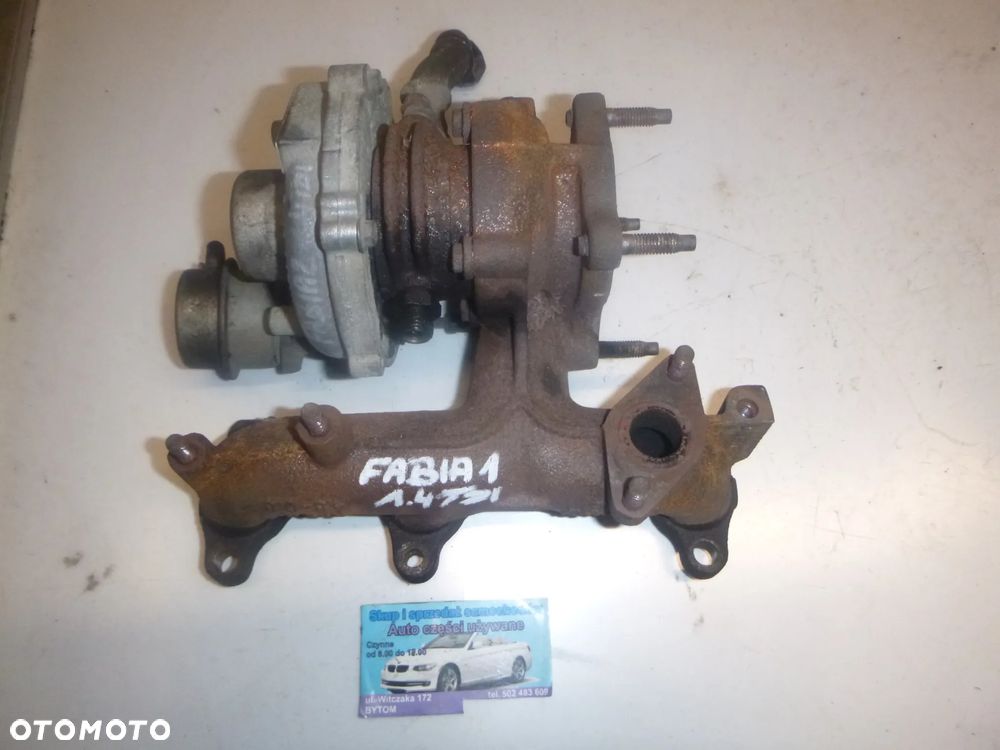 TURBOSPRĘŻARKA SKODA FABIA I 1,4 TDI  2007r   733783-5008S - 1