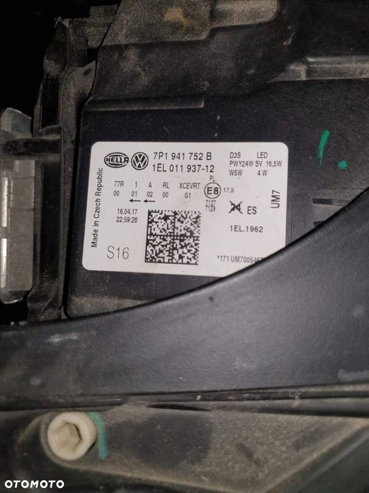 LAMPA PRZEDNIA PRAWA TOUAREG II LIFT 7P 7P1941752B XENON LED VOLKSWAGEN 2014-2018 - 6