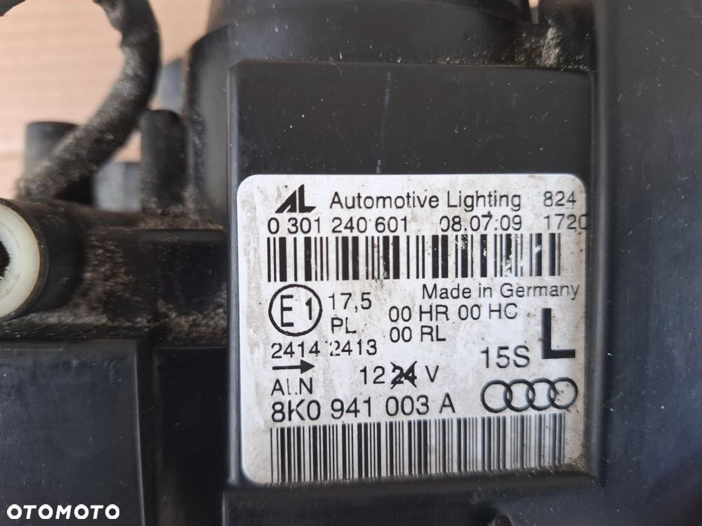 LAMPA PRZEDNIA LEWA AUDI A4 B8 07/11r - 8