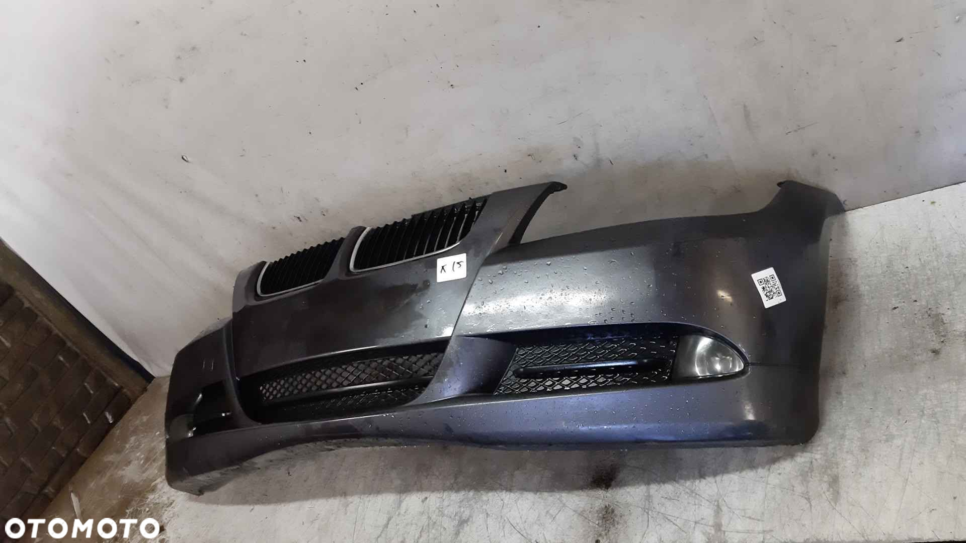 + ZDERZAK PRZÓD PRZEDNI DO BMW E90 SPARKLING GRAPHITE SZARY HALOGENY DO MALOWANIA ! - 3