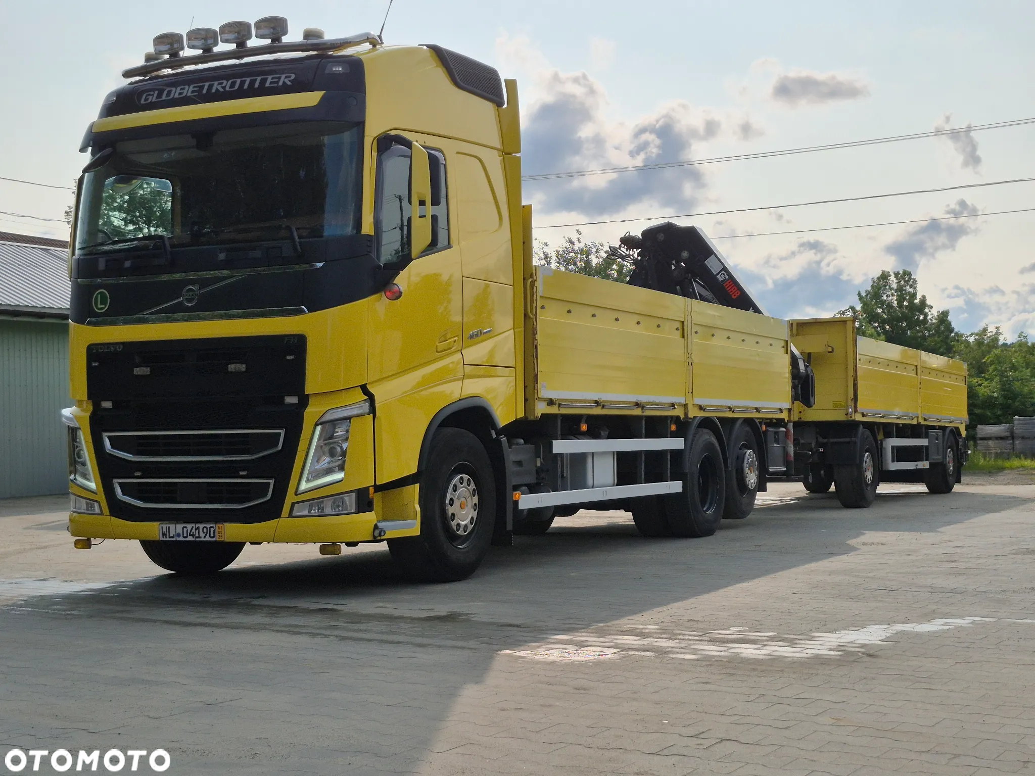 Volvo ZESTAW VOLVO 460 +HIAB 211EP-3 HIDUO +ROTATOR +PRZYCZEPA - 9