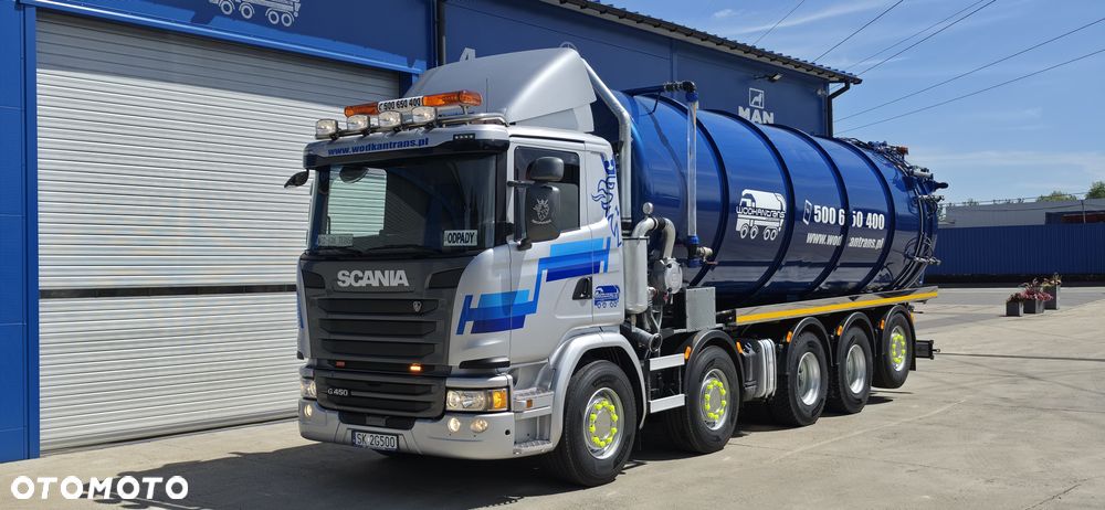 Scania G 450 10x4 asenizacyjny wuko cysterna zabudowa 2025r 32m3 - 3