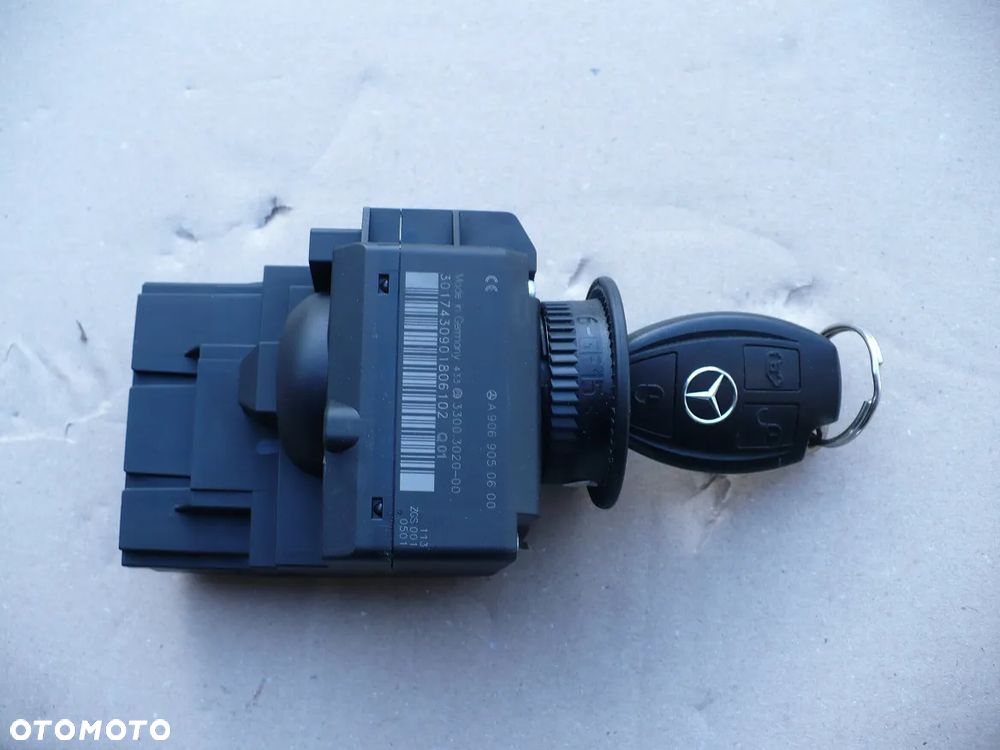 SPRINTER 906 2.2CDI OM651 STEROWNIK RYGIEL STACYJKA KLUCZ - 3