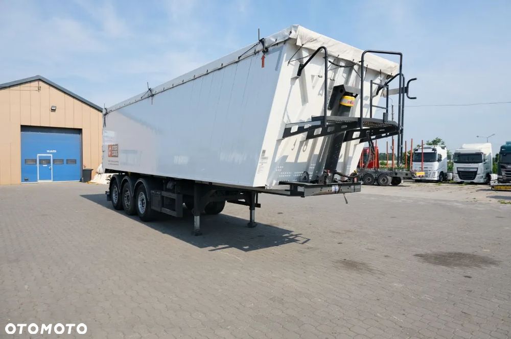 Feber Inter Cars WYWROTKA 49 M3 ZBOŻÓWKA / SZYBER + KLAPO-DRZWI / WAGA 6120 KG / PIERWSZA OŚ PODNOSZONA / SIŁOWNIK HYVA / 2023 ROK !! - 3