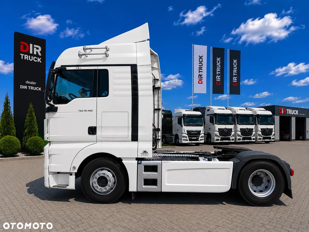 MAN TGX 18.480 Standard XL ,Euro6, NISKI PRZEBIEG !MANUAL + RETARDER, HYDRAULIKA DO WYWROTU (DWUBIEGOWA)  , Spojlery Międzyosiowe, 2 zbiorniki! - 10