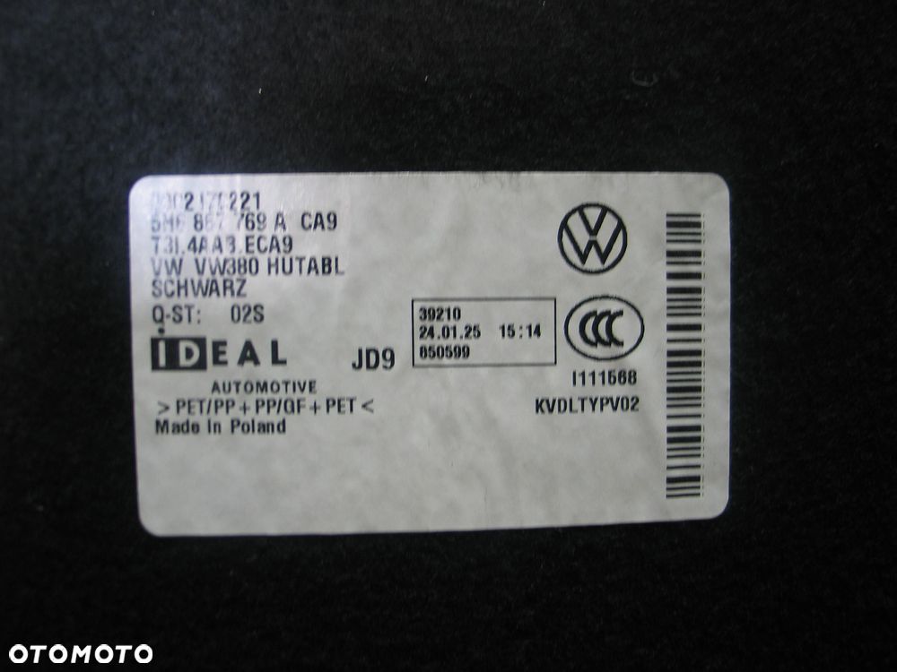 polka bagaznika vw golf 8 VIII 19-24r. 5H6867769A - 8