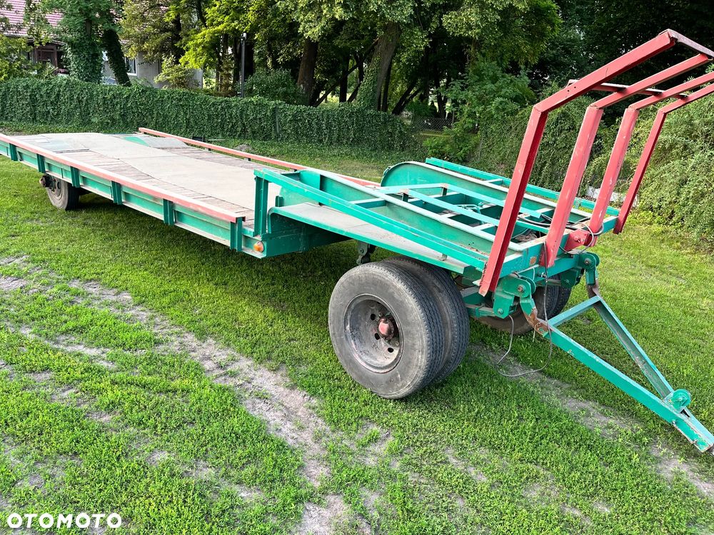 Inny Przyczepa niskopodwoziowa platforma do słomy - 3