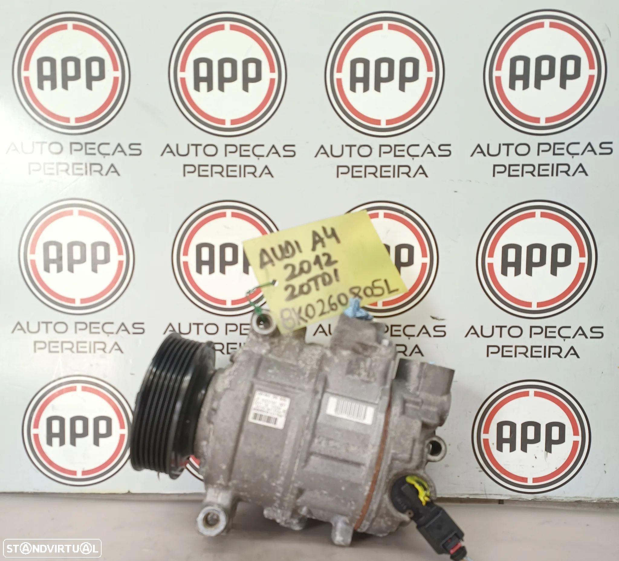 Compressor ar condicionado Audi A4 B8 2.0 TDI , referência 8K0260805L. - 1