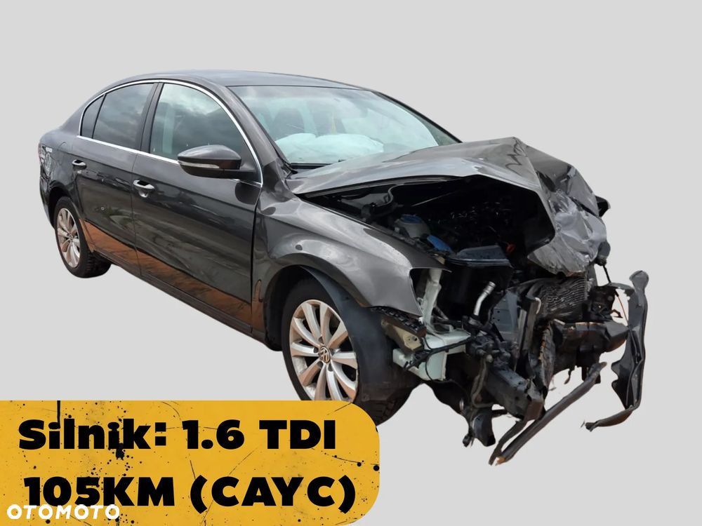 Volkswagen Passat B7 2013 Silnik 1.6 TDI (CAYC) 105 KM (77 kW) LB8R Na części silnik, drzwi, zderzak, klapa bagażnika, lampa - 3