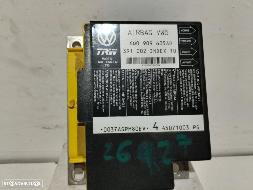 CENTRALINA DE AIRBAG SEAT IBIZA 6L1 - 1