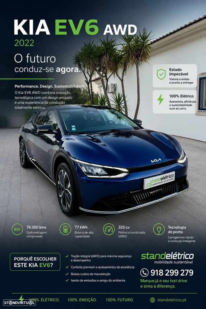Kia EV6 77,4-kWh AWD - 1