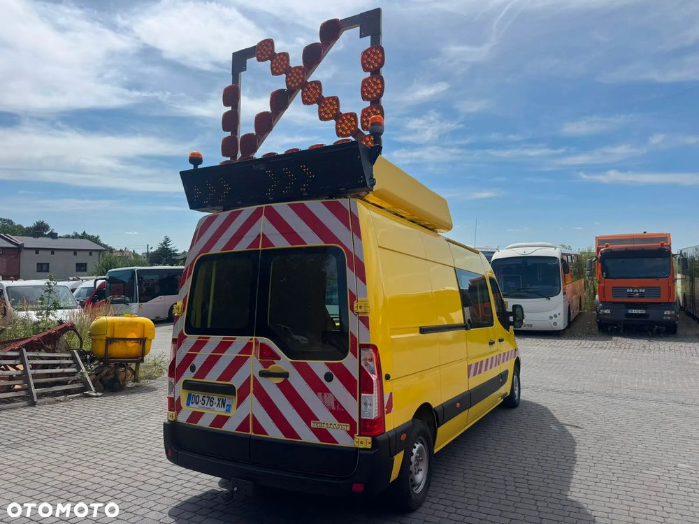 Renault Master 2015r. L3H2 Koguty Tablica LED 2 x Drzwi Przesuwne Obsługa Autostrady Roboty Drogowe - 5
