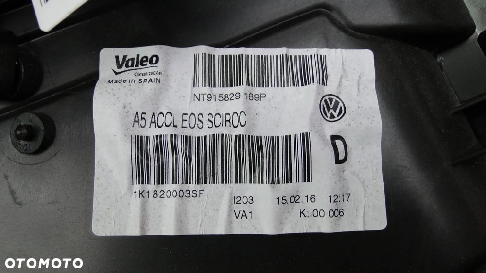 VW SCIROCCO NAGRZEWNICA 1K1820003SF EUROPA - 9