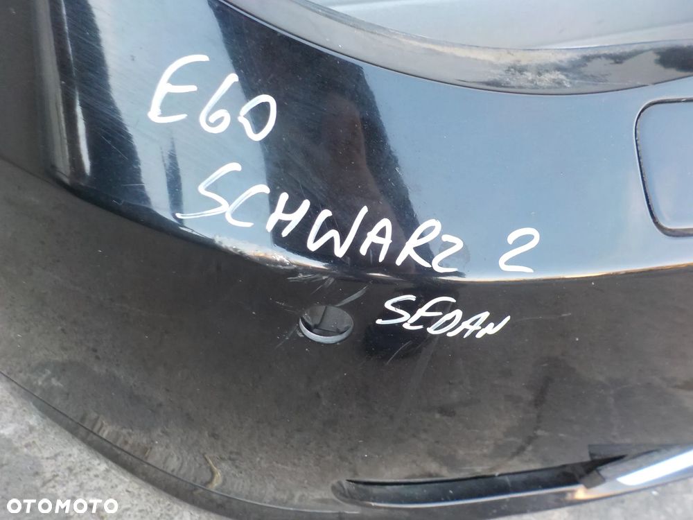 BMW E60 LIFT ZDERZAK PRZÓD PRZEDNI SCHWARZ - 10