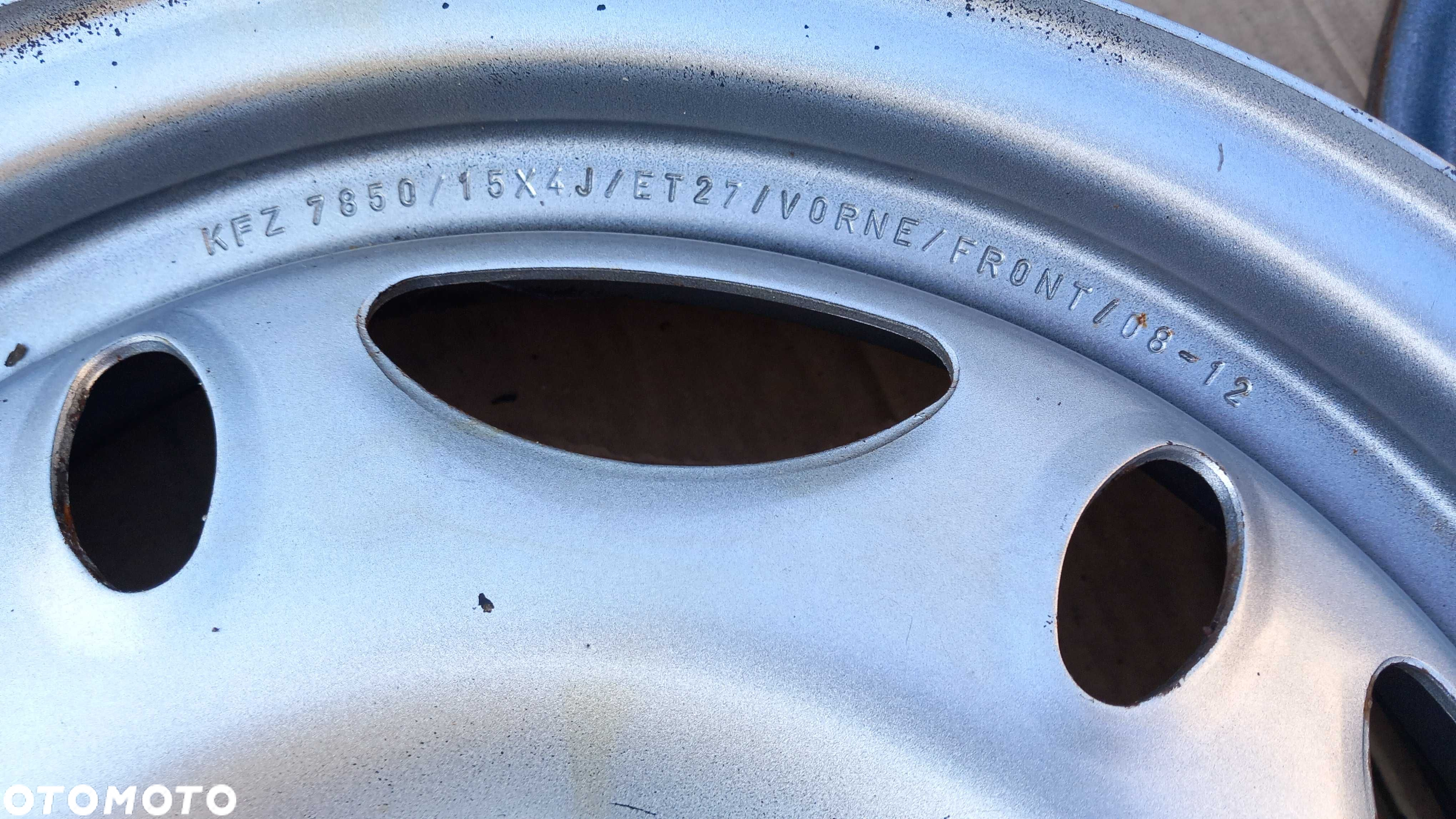 Felgi 2 szt.oryg. SMART 4Jx15 , 3x112.5, ET27, przednie - 6