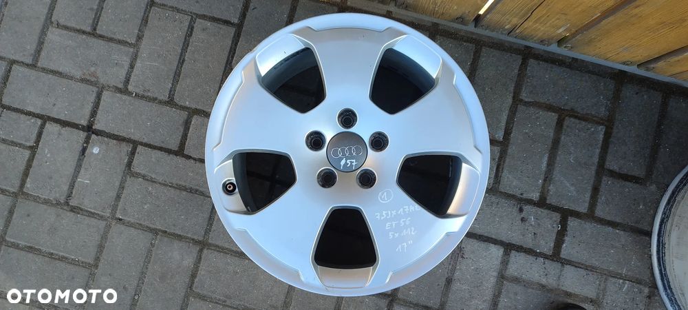 FELGI ALUMNIOWE 5x112 7.5Jx17 CALI ET56 fi57.1 AUDI A3 A4 A6 KOMPLET 4 SZTUKI - 2