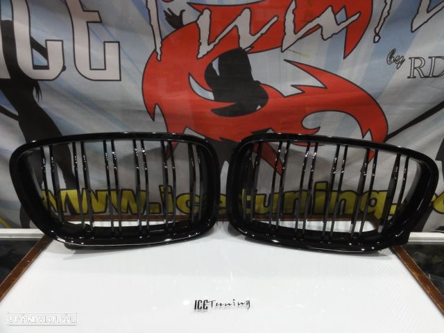 Grelha frontal BMW Serie 5 F07 2008-2017 M4 look / dupla lamina - 1