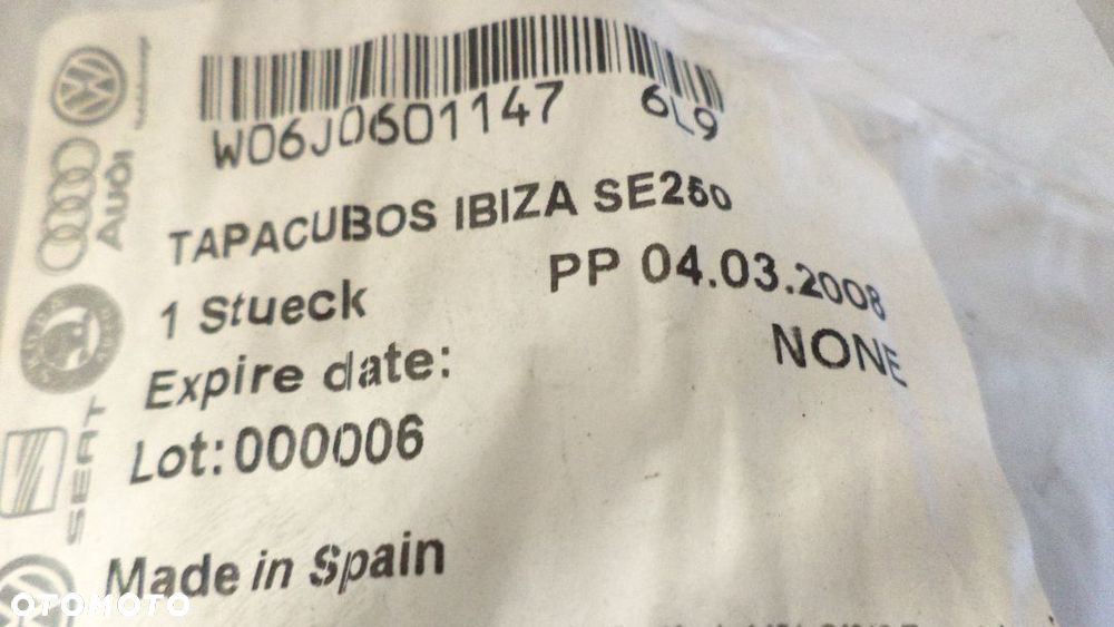 Kołpak kołpaki  Seat Ibiza 15'  6j0601147 NOWE - 5