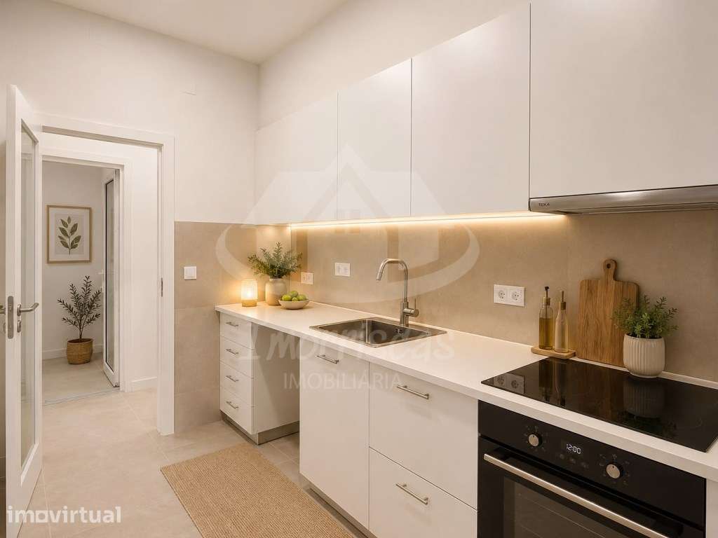 Apartamento T2+1 totalmente remodelado com terraço, localizado em M... - Grande imagem: 5/28