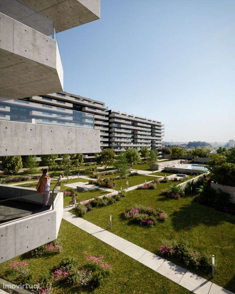 Apartamento T2 em condomínio fechado de luxo em Leça da Palmeira - Grande imagem: 3/15