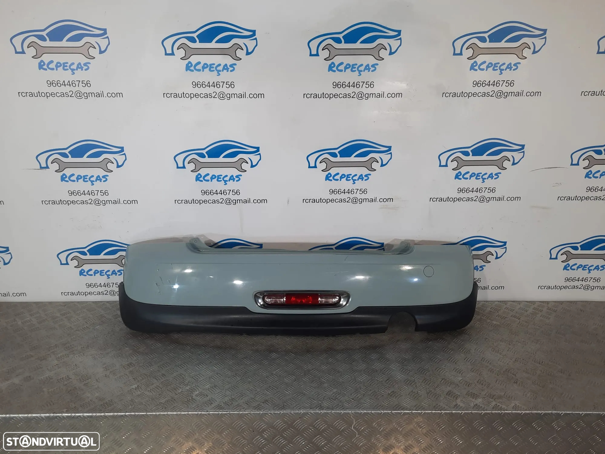 PARACHOQUES TRASEIRO TRÁS ORIGINAL MINI COOPER ONE LCI R56 R57 CABRIO 7260572 PARA-CHOQUES PARA CHOQUES Pre LCI - 5